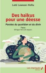 image of front of book "Des haikus pour une déesse"