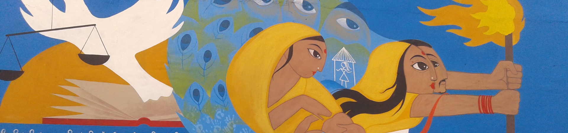 Community mural in Nepal
