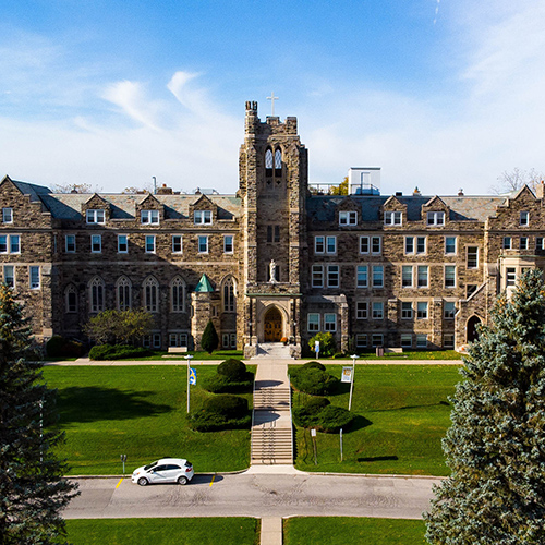 Aerial view of Brescia University College