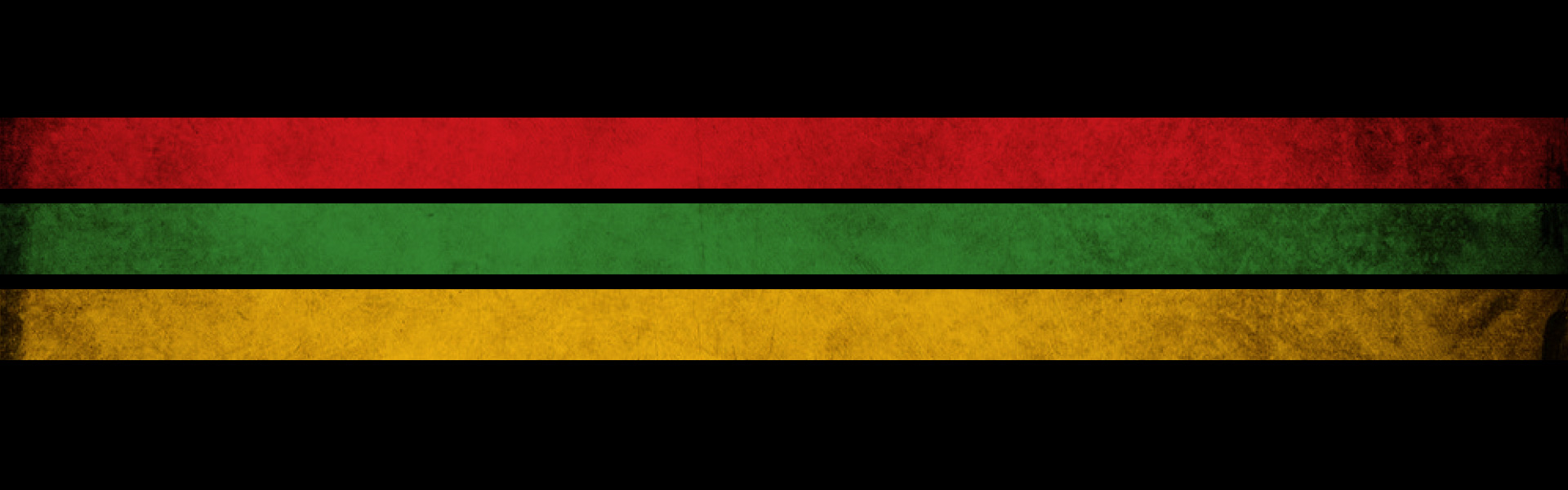 Illustration of a red, green and yellow stripe on a black background