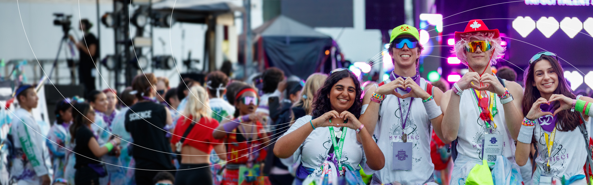 Science Sophs standing together as a group posing for a photo