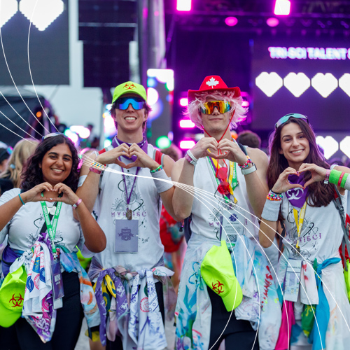 Science Sophs standing together as a group posing for a photo
