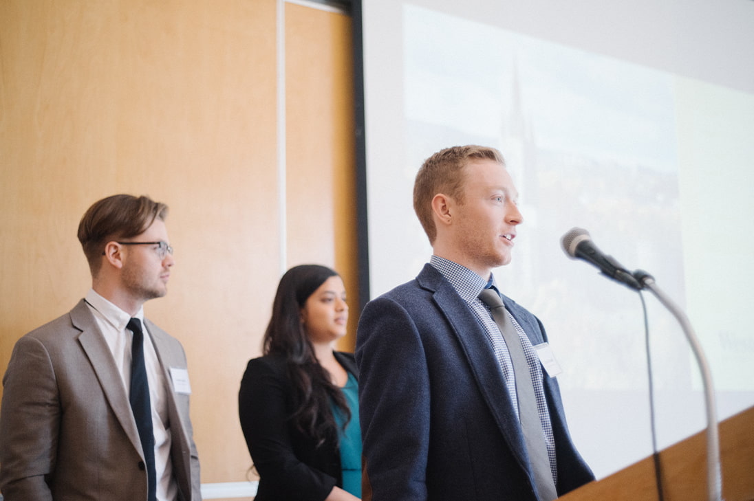 People giving a presentation