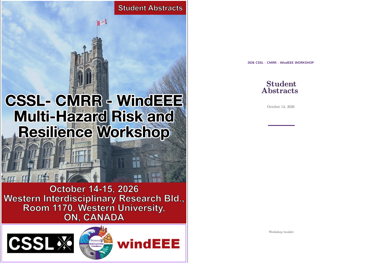 Student abstracts