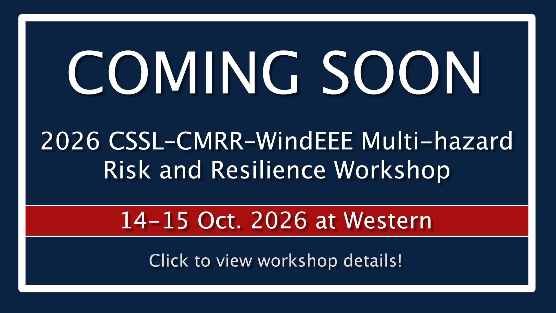 2026 CSSL-CMRR-WindEEE Workshop