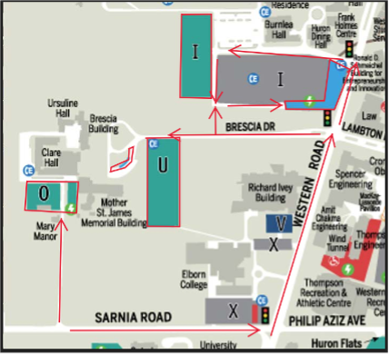 Parking map