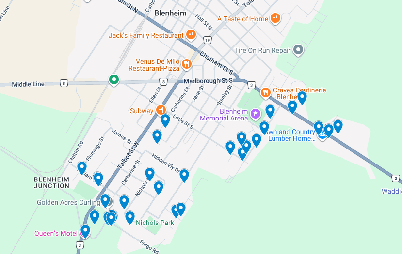 Damage map