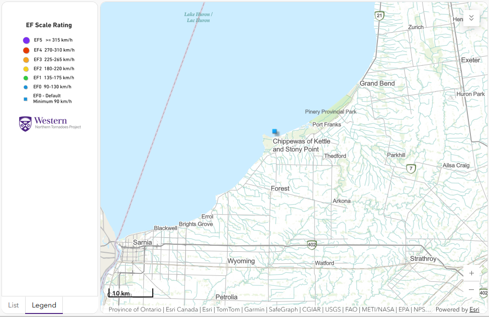 Regional map