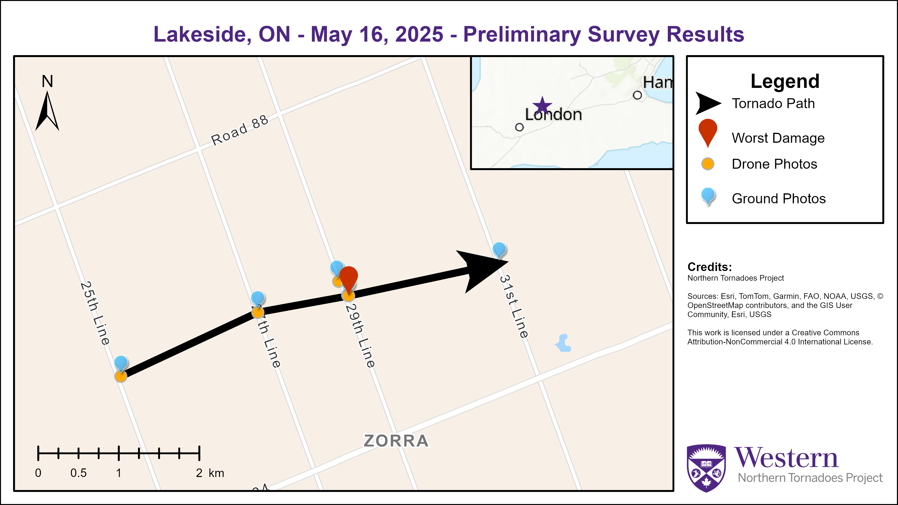 Lakeside survey map