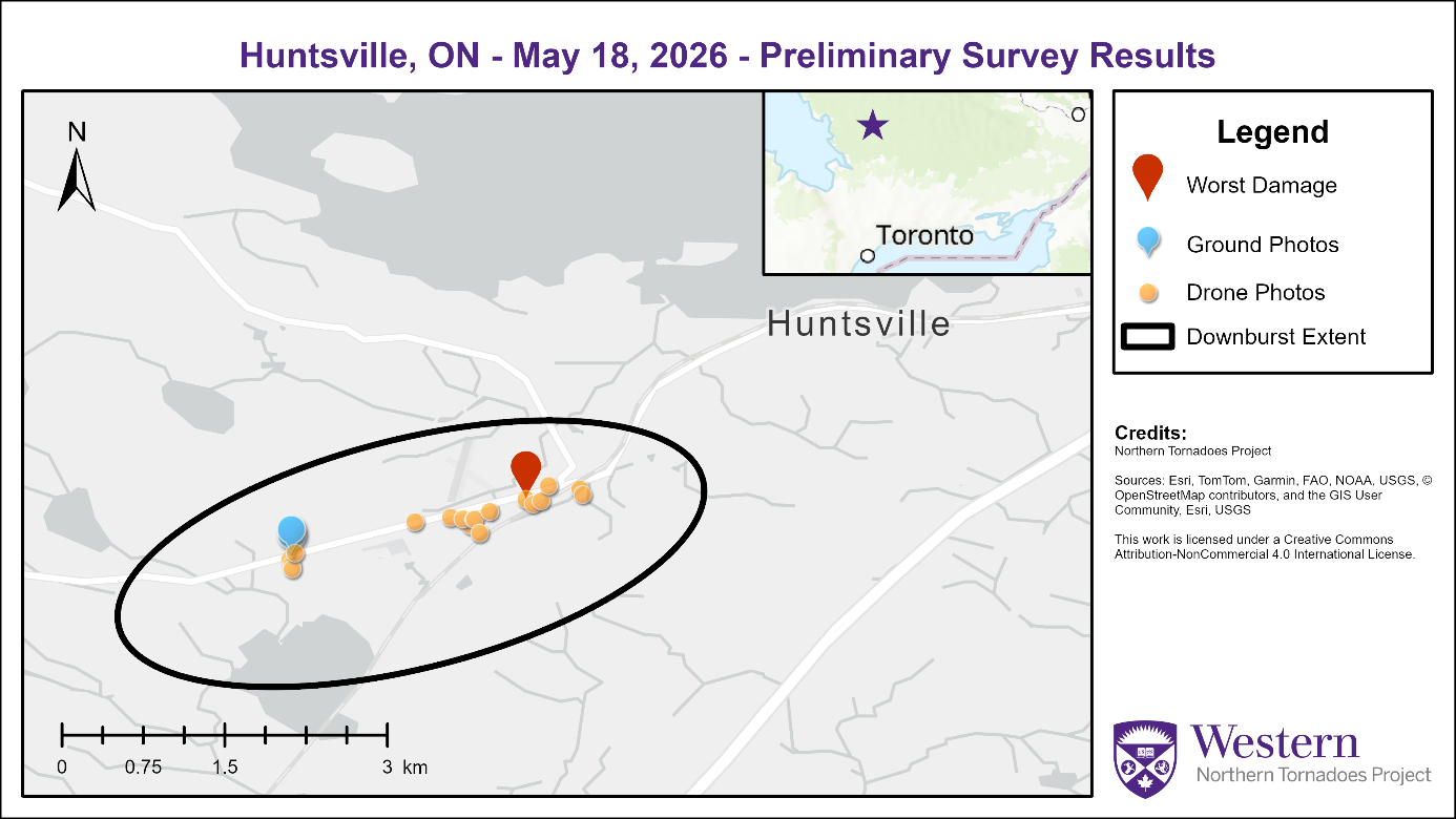 Survey summary map