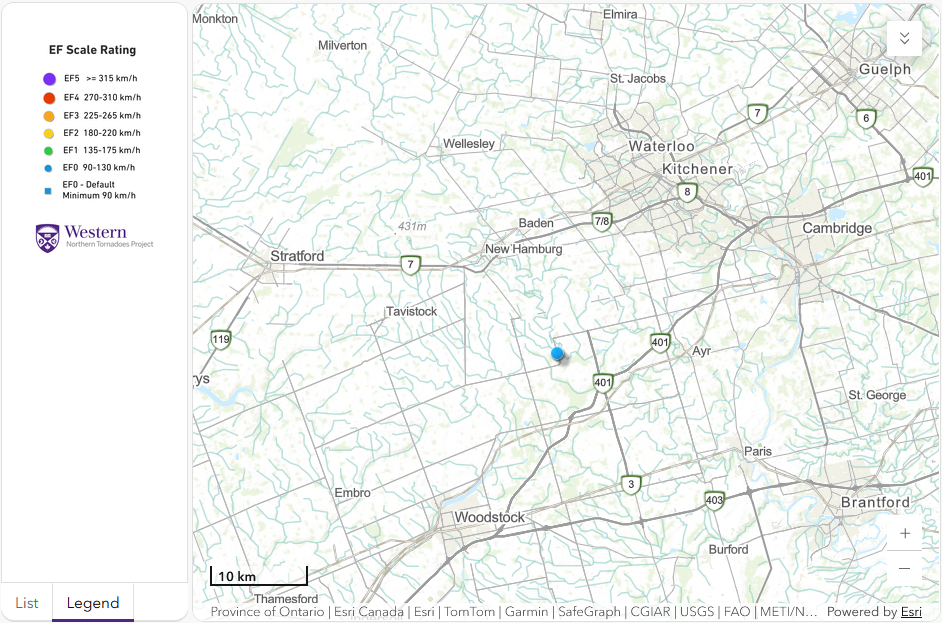 Regional map