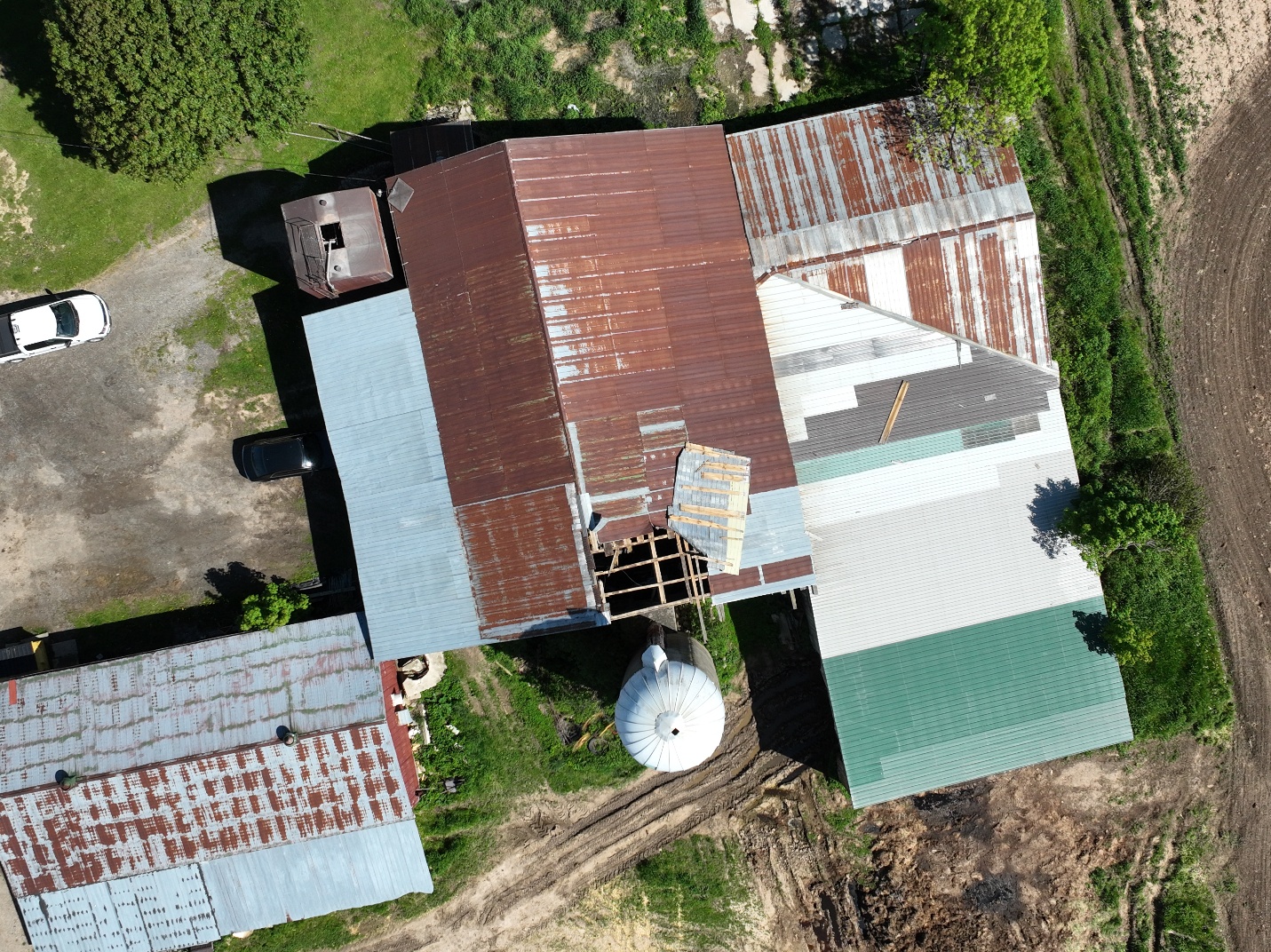 Damage survey photo