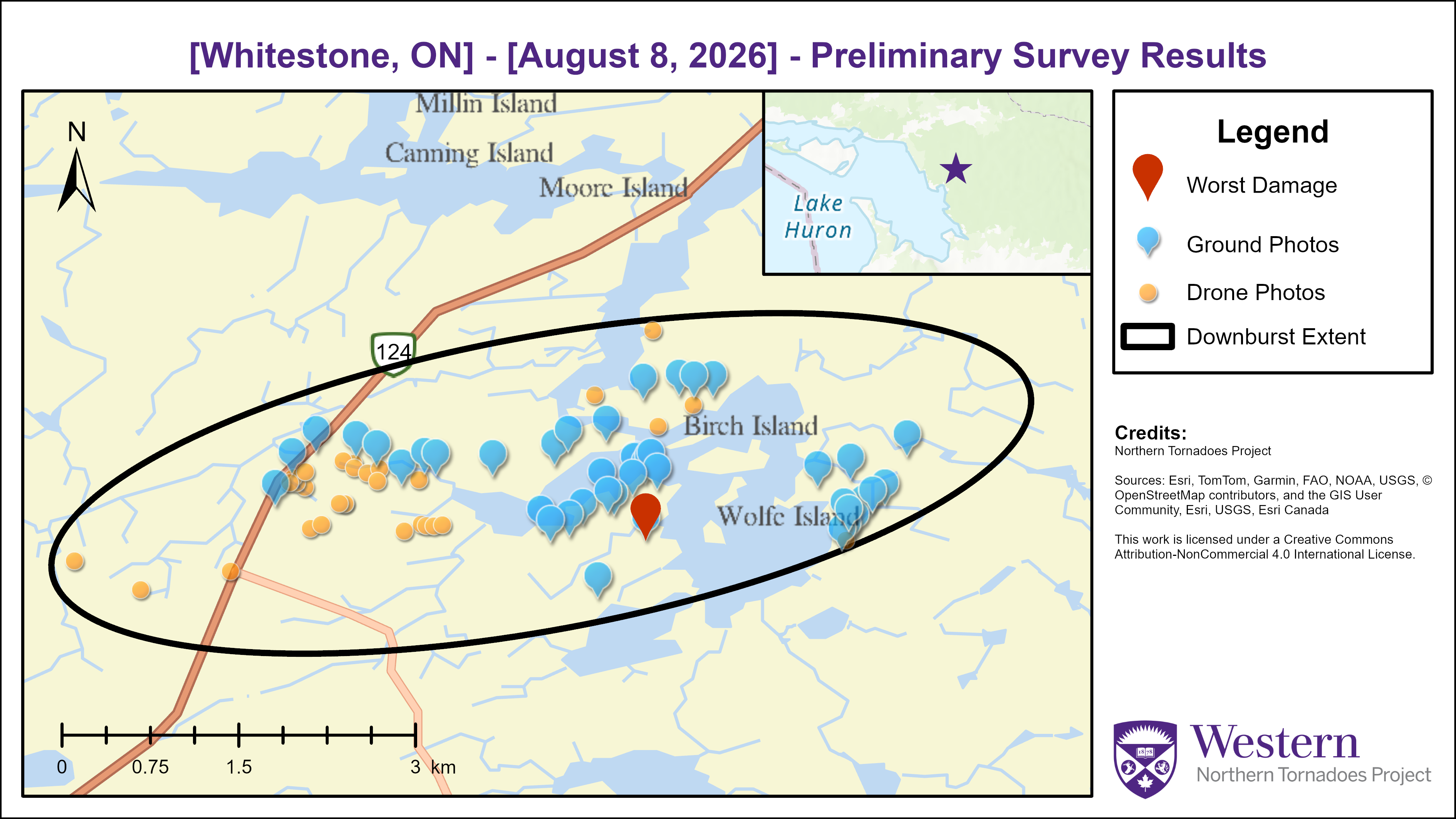 Survey map