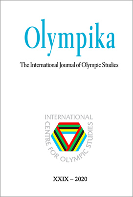 Cover for the Olympika Journal 