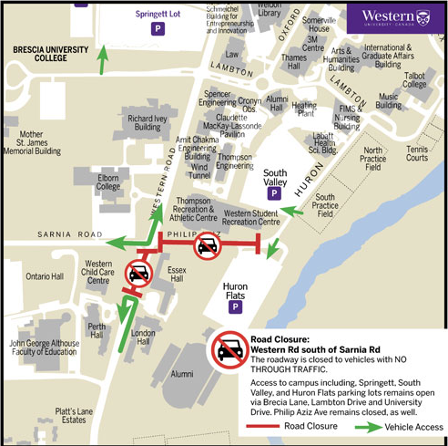 Road Closure Map