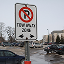 Tow Away Zone Sign