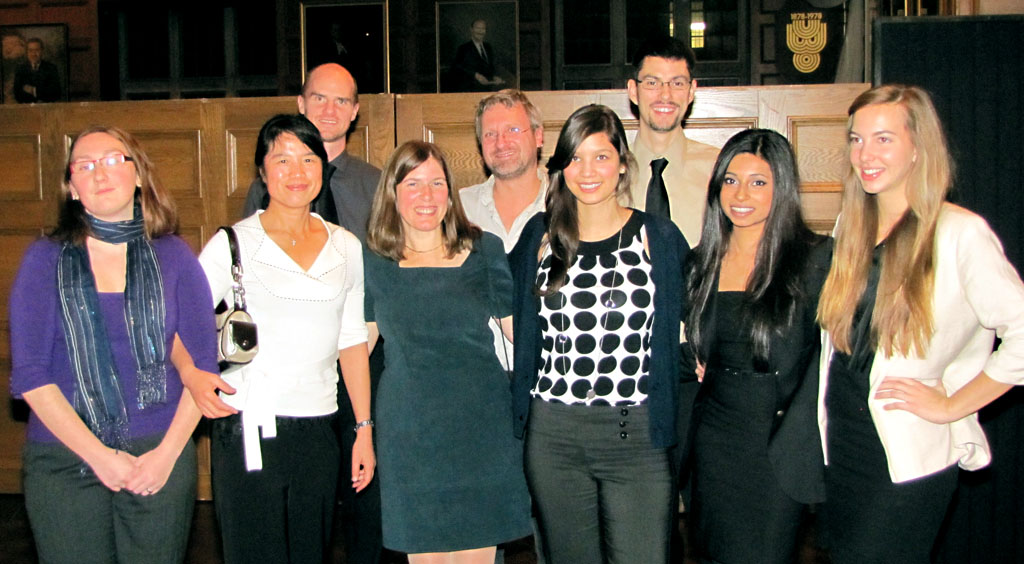 Members of the Beier Lab attend the Gowdey dinner