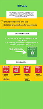 Preview image of an infographic related to international collaboraitons in Brazil