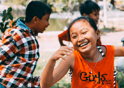 children playing