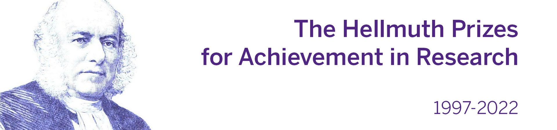 Etching of Bishop Hellmuth. Text:"The Hellmuth Prizes for Achievement in Research"