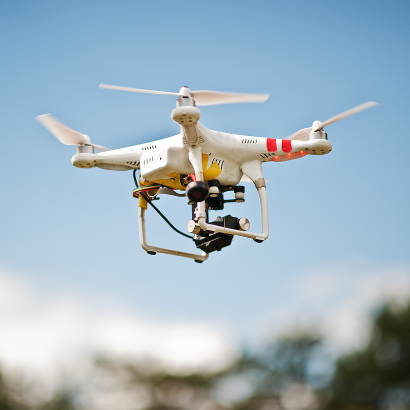 Drone in flight