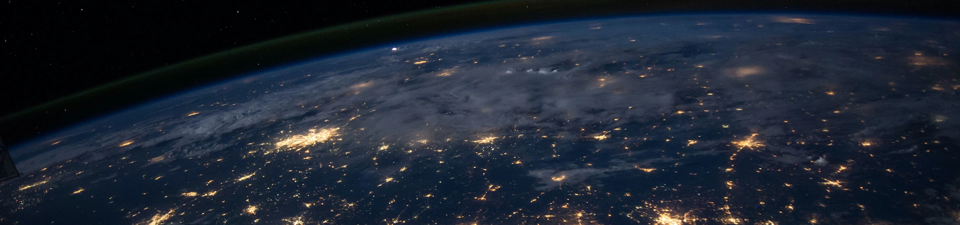 Earth at night, as taken by NASA