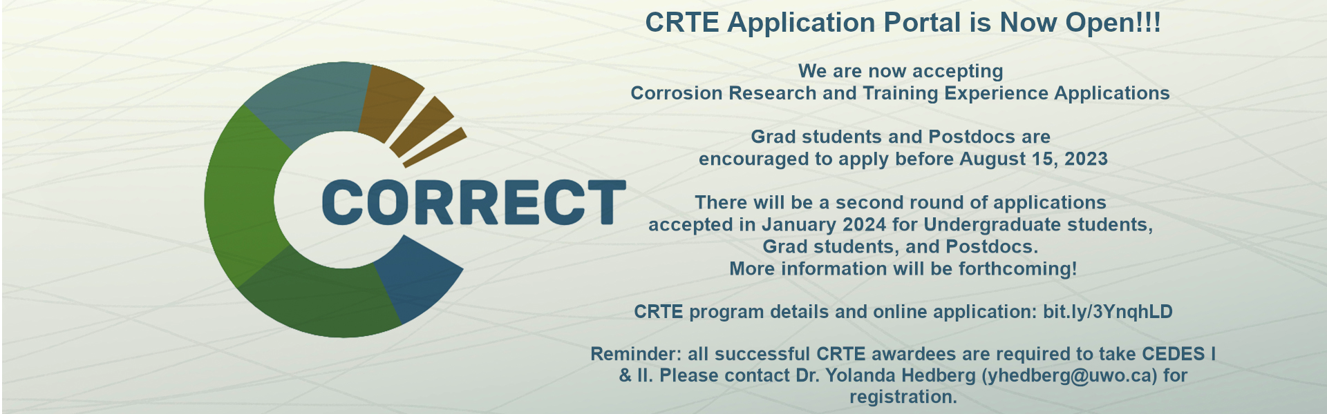 CRTE - apply now!