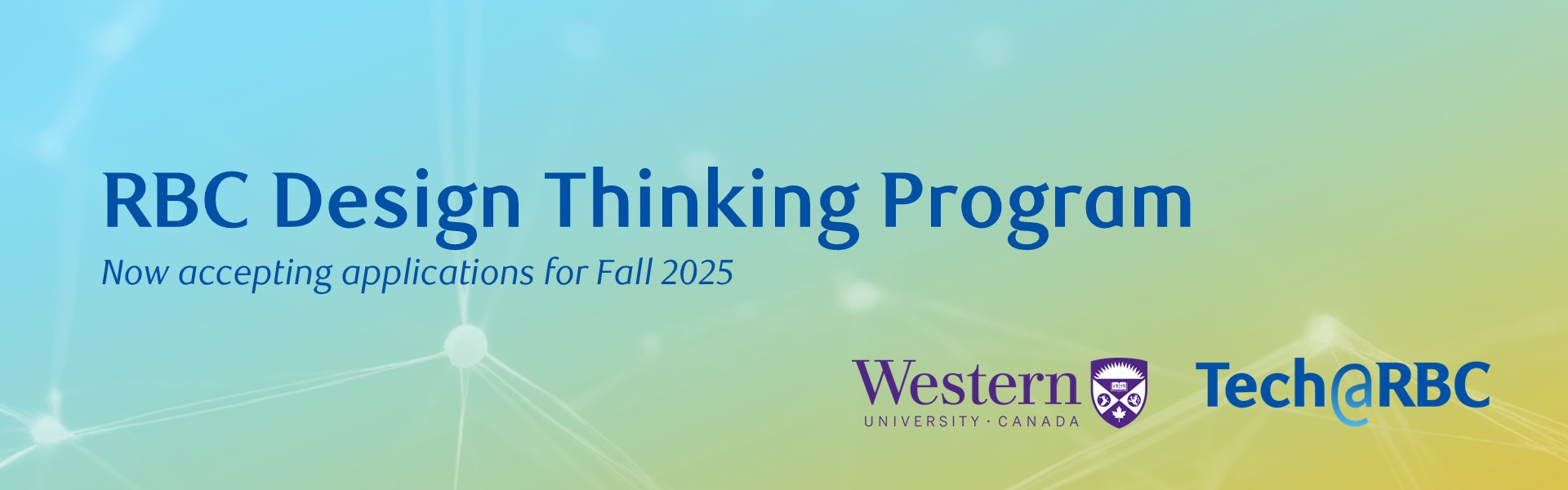 RBC Design Thinking Program banner
