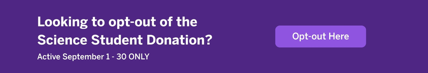 Science Student Donation Opt-out