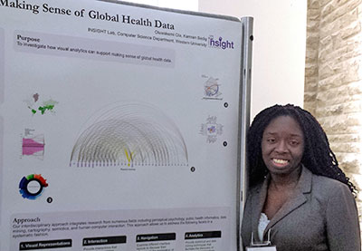 Ola's poster on managing global health data was featured in Western's Interdisciplinary workshop.