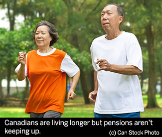 Pension funds have not kept pace with Canada's aging population