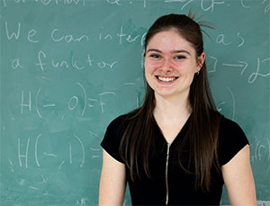Mathematics student Chloe Clohosey