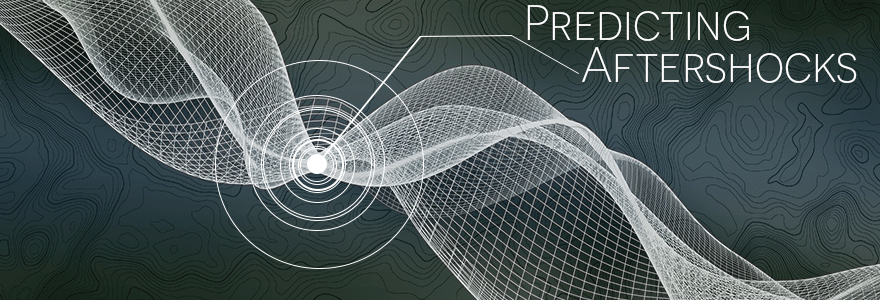 Topographic Map with abstract wave including radial rings from centrepoint