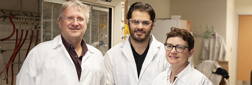 Left to right: Frank Beier, Ian Villamagna, and Beth GIllies