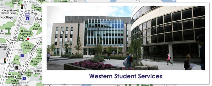 Western Student Services Map