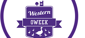 Western OWeek purple graphic