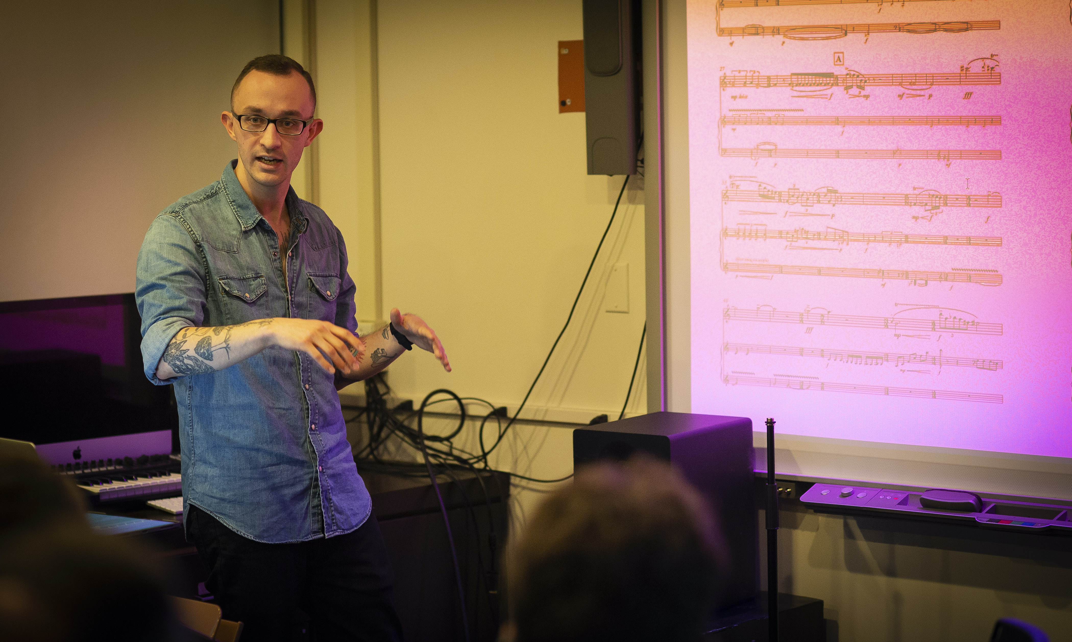 Man Teaching a Lecture