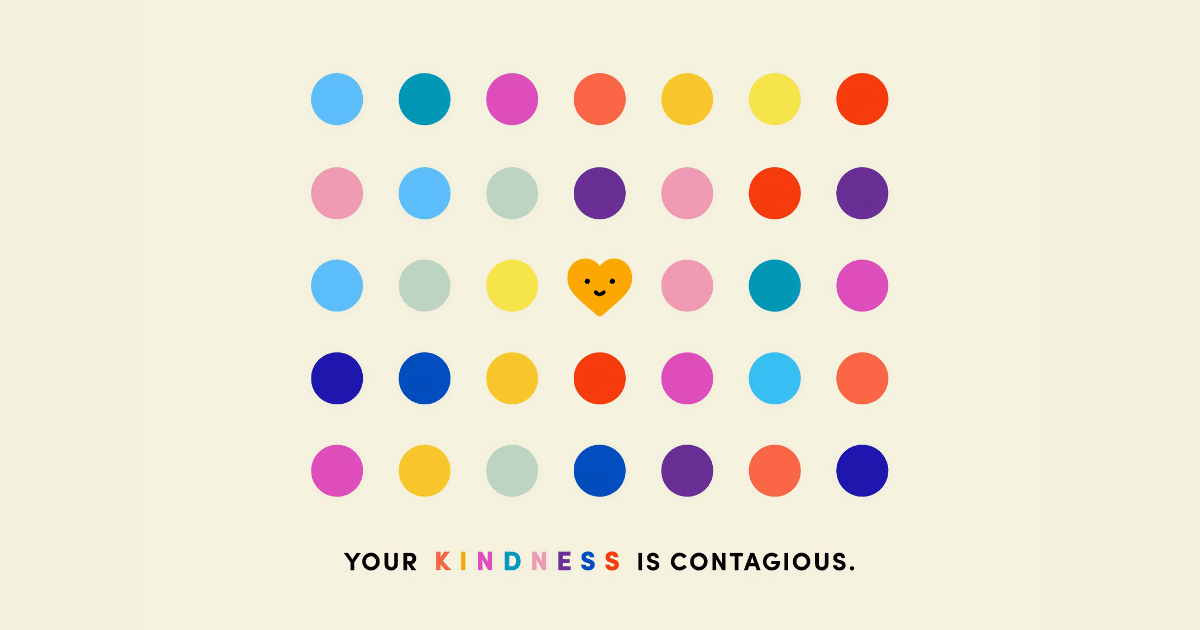 Kindness is contagious