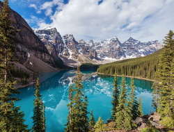 A photo of Morraine Lake in Banff National Park