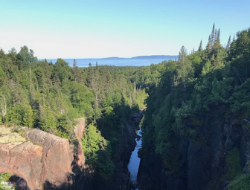 A photo from of the views in Sleeping Giant Provincial Park