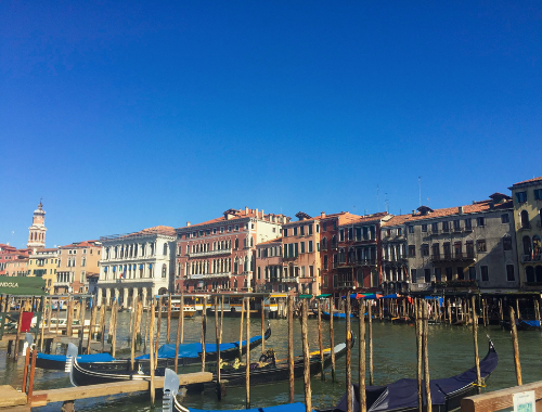 A photo of Venice Italy on a sunny day