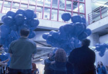 Balloon Installation in John Labatt visual Arts Centre