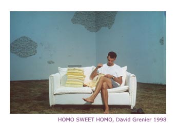 Artlab MFA Thesis Exhibition: David Grenier, Home Sweet Home (1998)