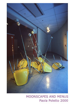 Artlab MFA Thesis Exhibition: Paola V. Poletto, Moonscapes ad Menus (2000)