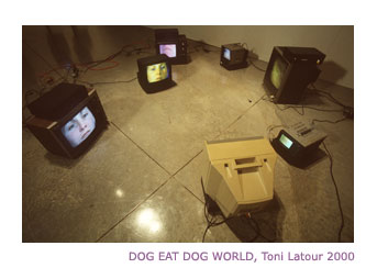 Artlab MFA Thesis Exhibition: Toni Latour, Dog Eat Dog World (2000)
