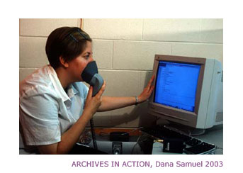 Artlab MFA Thesis Exhibition: Dana Samuel, Archives in Action (2003)