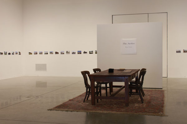 Installation View, (The Archive), Kate Tarini