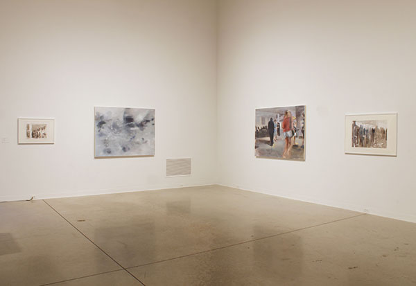 MFA exhibition installation view, Sherry Czekus paintings