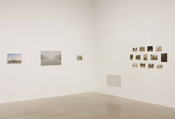 MFA exhibition installation view, Matt Tarini paintings