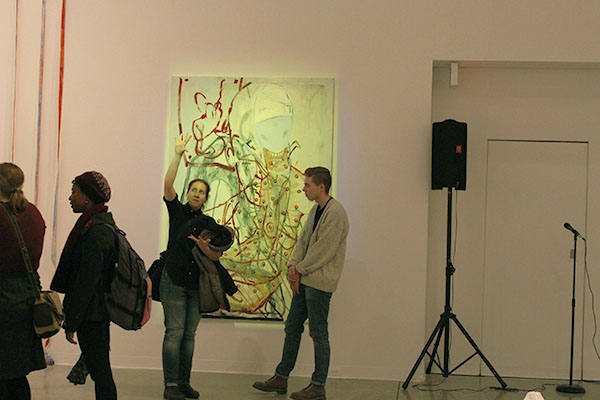 opening reception, installation view